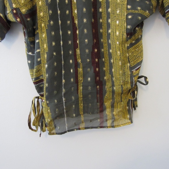 Common Thread Silk Textured Top/Size Small - Picture 9 of 11